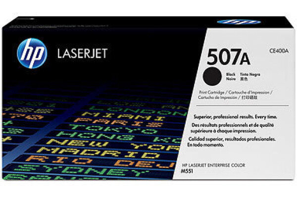 HP Cartouche toner 507A noir CE400A LJ Enterprise 500 Col. 5500 p.