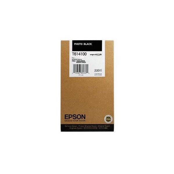 EPSON Tintenpatrone photo schwarz T614100 Stylus Pro 4450 220ml