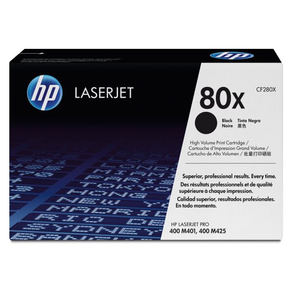 HP Toner-Modul 80X schwarz CF280X LaserJet Pro 400 6900 Seiten
