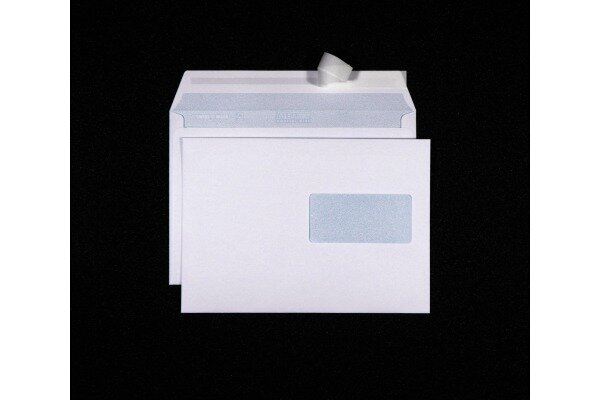 METTLER Envelope fen&ecirc;tre droit C5 8064-100-S30 100g, blanc, colle 30 pcs