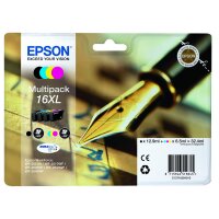 EPSON Multipack Tinte XL CMYBK T163640 WF 2010 2540 450...