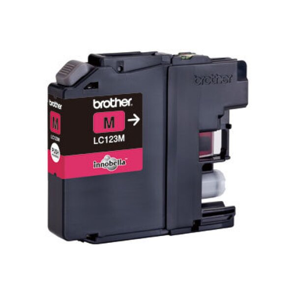 BROTHER Tintenpatrone magenta LC-123M DCP-J411ODW 600 Seiten