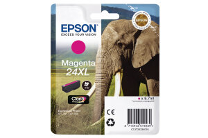 EPSON Tintenpatrone 24XL magenta T243340 XP 750/850 500...