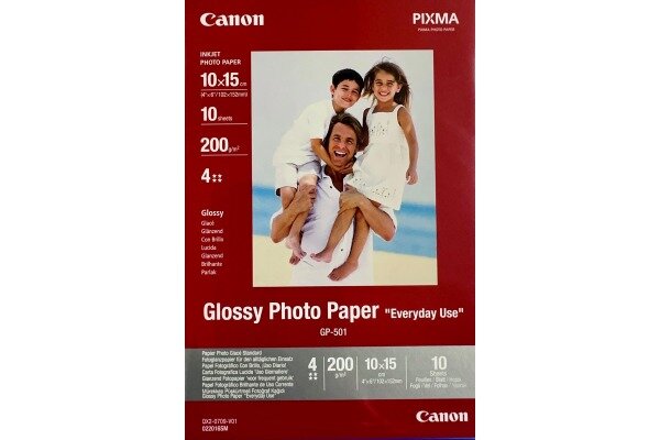 CANON Glossy Photo Paper 10x15cm GP5014x6 InkJet, Everyday 200g 10 Bl.