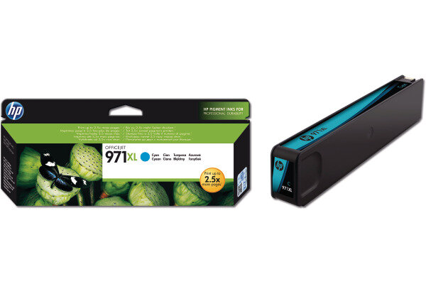 HP Cartouche dencre 971XL cyan CN626AE OfficeJet Pro X451/576 6600 p.