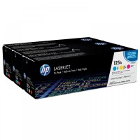 HP Toner Tri-Pack 125A CMY CF373AM Color LJ CP 1210 1400...