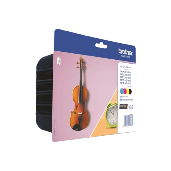BROTHER Tintenpatrone XL CMYBK LC-127XLVALB DCP-J4110DW 1200 Seiten