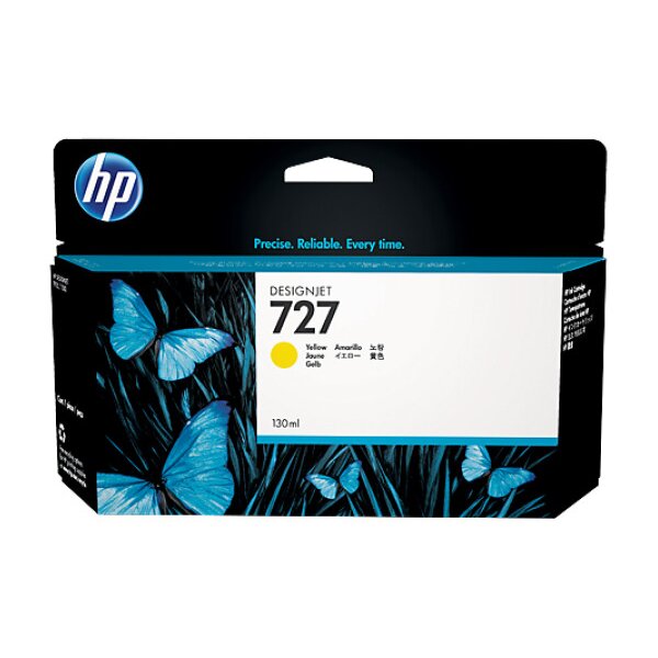 HP Cartouche dencre 727 yellow B3P21A DesignJet T920/T1500 130ml