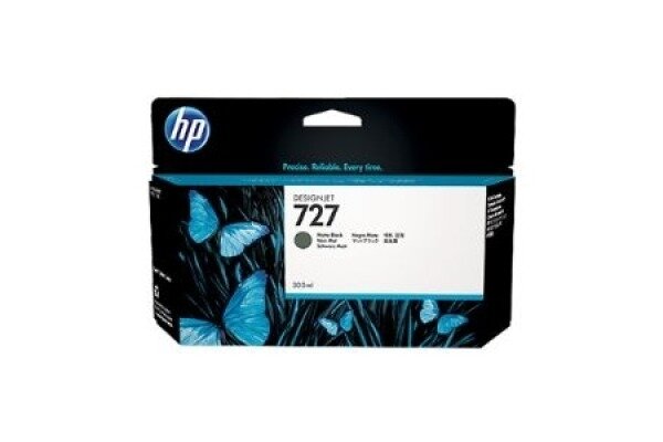 HP Cart. dencre 727 matte black C1Q12A DesignJet T920/T1500 300ml