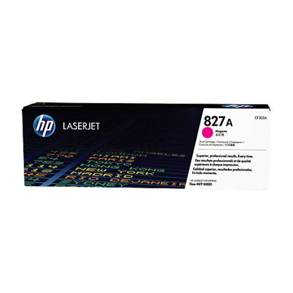 HP Cartouche toner 827A magenta CF303A CLJ Enterprise M880 32000 p.