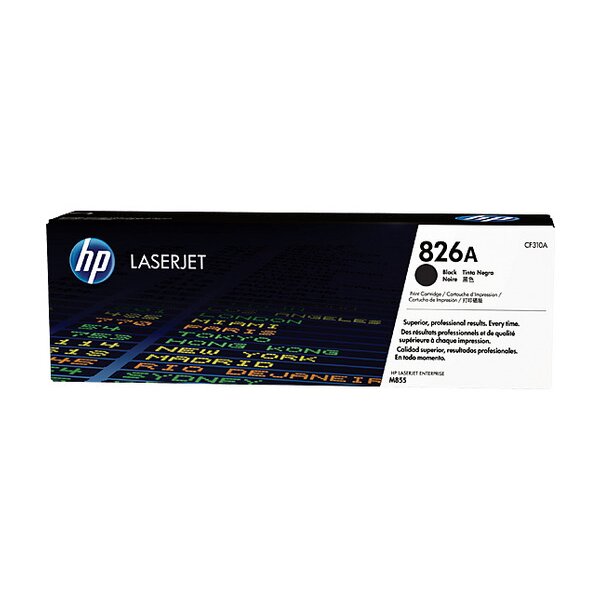 HP Cartouche toner 826A noir CF310A CLJ Enterprise M855 29000 p.