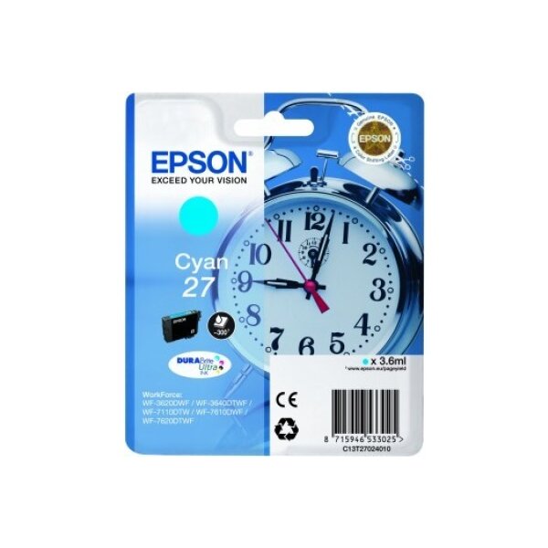EPSON Cart. dencre cyan T270240 WF 3620/7620 300 pages
