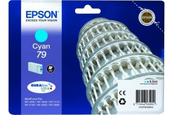 EPSON Cart. dencre cyan T791240 WF 5110/5620 800 pages