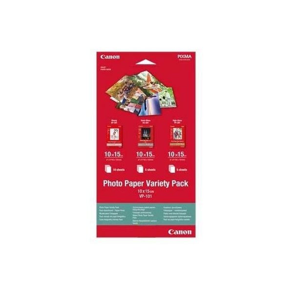 CANON Pro Photo Pap.Variety Pack A4 PVP201PRO InkJet 15 feuilles