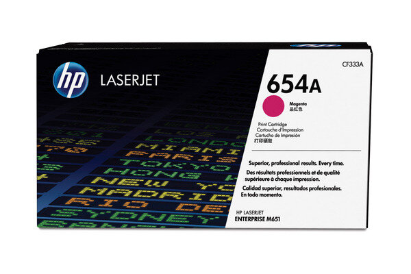 HP Toner-Modul 654A magenta CF333A CLJ Enterprise M651 15000 S.