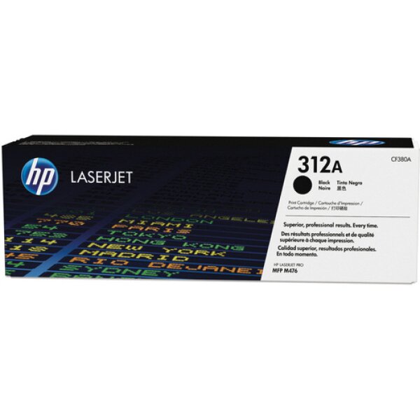 HP Cartouche toner 312A noir CF380A Color LJ Pro M476 2280 p.