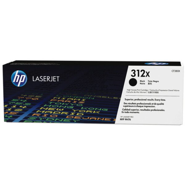 HP Cartouche toner 312X noir CF380X Color LJ Pro M476 4400 p.
