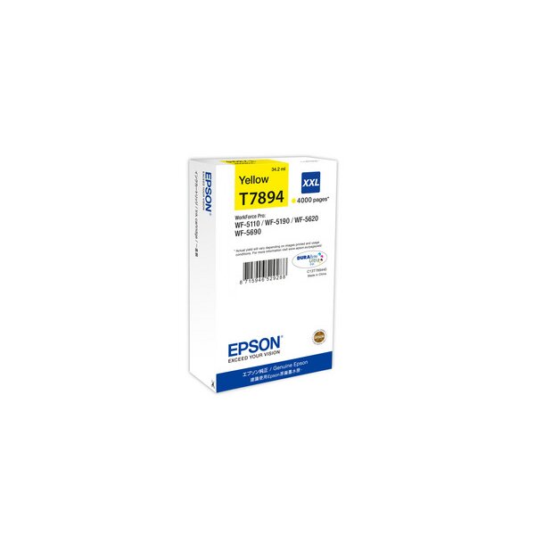 EPSON Cart. dencre XXL yellow T789440 WF 5110/5620 4000 pages