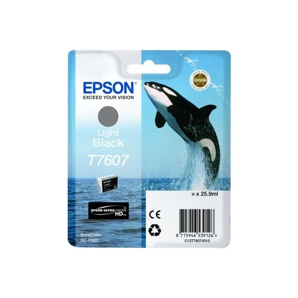 EPSON Cart. dencre light noir T760740 SureColor P 600 25,9ml