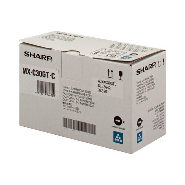 SHARP Toner cyan MX-C30GTC MX-C301W 6000 pages