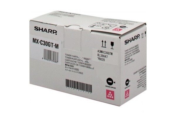 SHARP Toner magenta MX-C30GTM MX-C301W 6000 Seiten