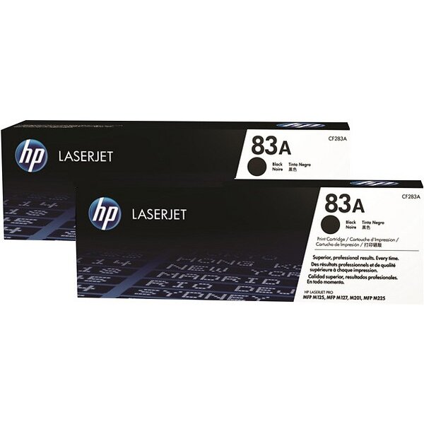 HP Toner-Modul 83AD schwarz CF283AD LaserJet Pro M125 2 Stück