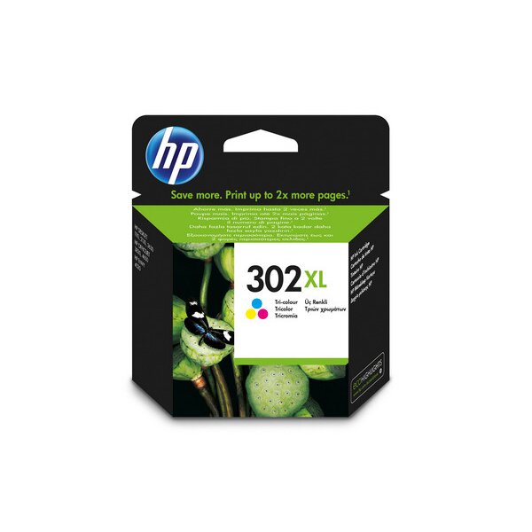 HP Cartouche dencre 302XL color F6U67AE OfficeJet 3830 330 pages