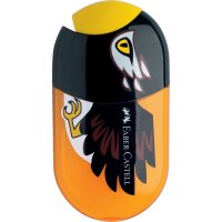 FABER-CASTELL Taille-crayon double coccinelle, rouge/noir