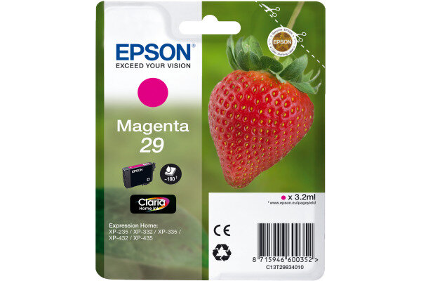EPSON Cart. dencre 29 magenta T298340 XP-235/335/435 180 pages
