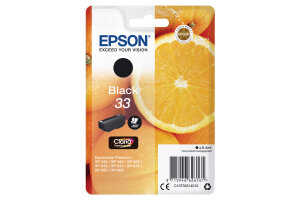 EPSON Tintenpatrone 33 schwarz T333140 XP-530/630/830 250...