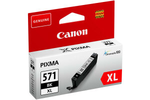 CANON Tintenpatrone XL schwarz CLI-571XLBK PIXMA MG5750 11ml