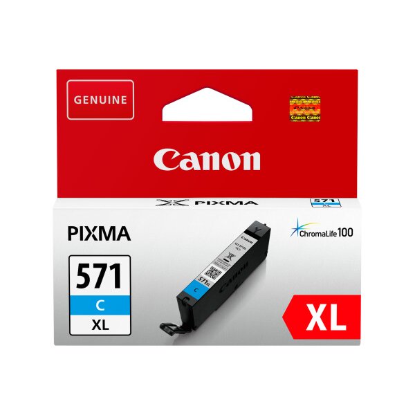 CANON Cartouche dencre XL cyan CLI-571XLC PIXMA MG5750 11ml