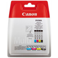 CANON Multipack Tinte BKCMY CLI-571PA PIXMA MG5750 7ml