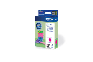BROTHER Tintenpatrone magenta LC-221M MFC-J480/680/880...