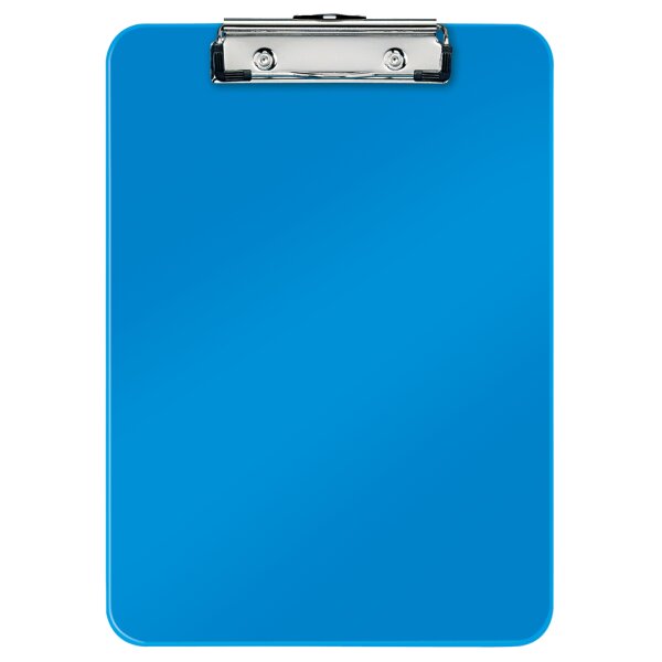 LEITZ Porte-bloc WOW, A4, en polystyrène, bleu métallique