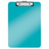 LEITZ Porte-bloc WOW, A4, en polystyrène, bleu métallique
