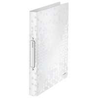 LEITZ Classeur à anneaux WOW, A4, PP, 2 anneaux, bleu