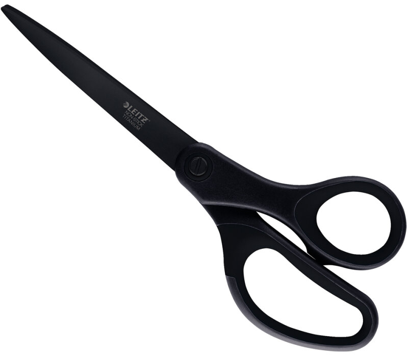 LEITZ Ciseaux Titan antiadh&eacute;sifs, pointus, longueur: 205 mm