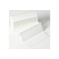 QUALITY Serviettes 2x 20,2x31,5cm 992830 blanc, W-pliage 15x125 flls.