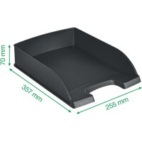 LEITZ Briefablage Plus A4 52270095 schwarz