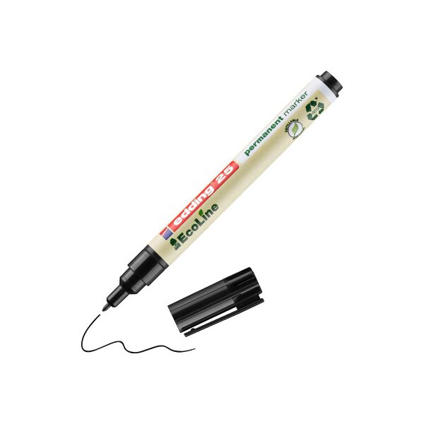 EDDING Permanent Marker 25 EcoLine 25-1 noir