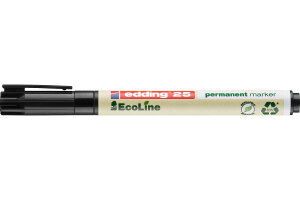 EDDING Permanent Marker 25 EcoLine 25-1 noir