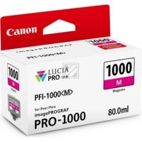 CANON Cartouche dencre magenta PFI-1000 iPF PRO-1000 80ml