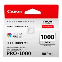 CANON Cartouche dencre photo gris PFI-1000 iPF PRO-1000 80ml