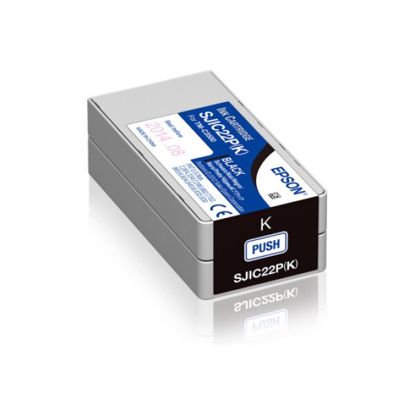 EPSON Tintenpatrone schwarz S020601 TM-C 3500 33 ml