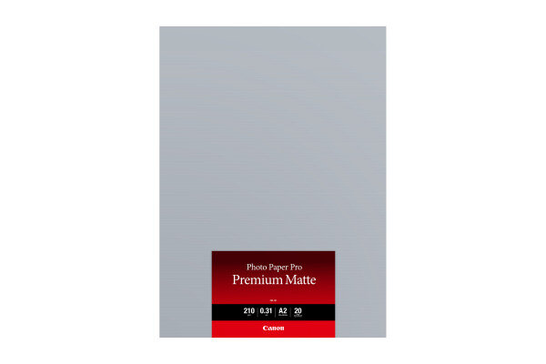 CANON Premium Matte Photo Paper A2 PM101A2 InkJet 210g 20 Blatt