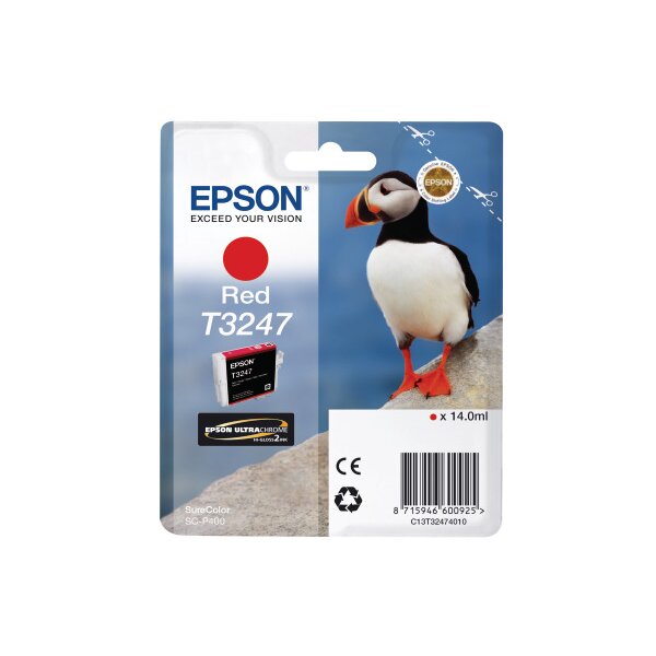 EPSON Cart. dencre rouge T324740 SureColor SC-P400 14ml