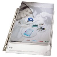 LEITZ pochette perforée Maxi, A4, PVC, 0,17 mm, granuleux