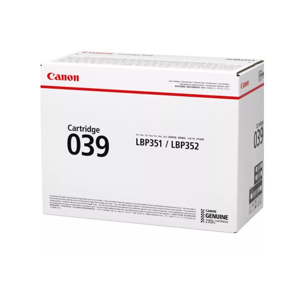 CANON Toner-Modul 039 schwarz 0287C001 LBP 351x/352x 11000 Seiten