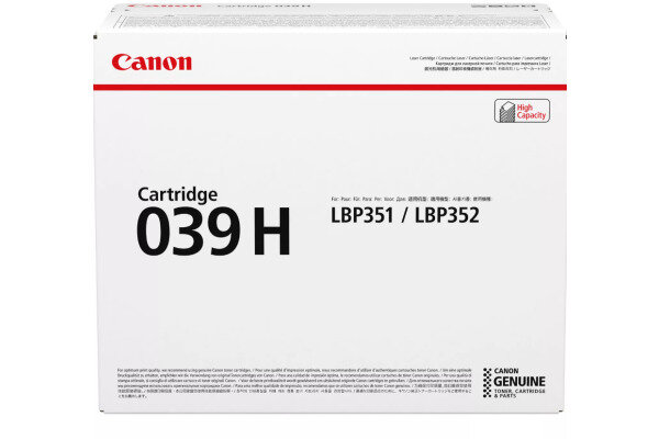 CANON Cartouche toner 039H noir 0288C001 LBP 351x/352x 25000 pages